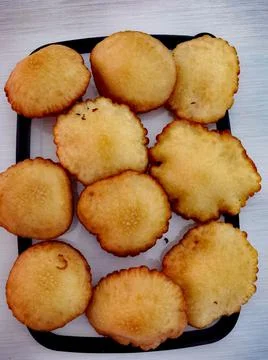 Rice cake called "Pitha" Stock Photos