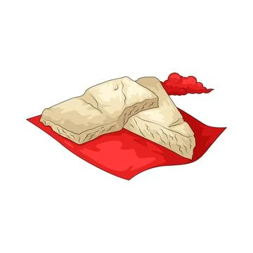 Rice Cake illustration Stock Illustration