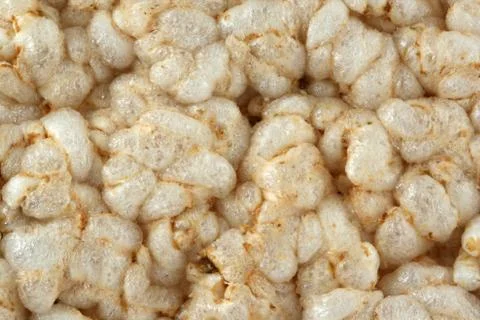 Rice cake macro Stock Photos
