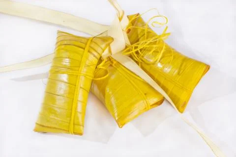 Rice cake wrapped Stock Photos