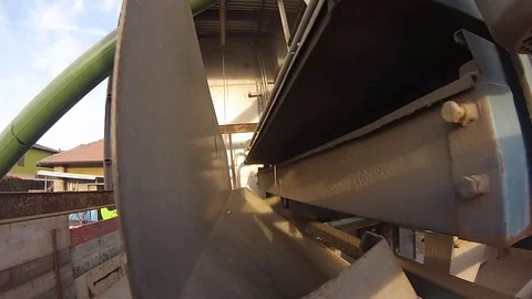 Rice Cleaning Machine Stock Footage 81776084