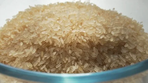 Rice close up in slow motion Stock Footage 126836297