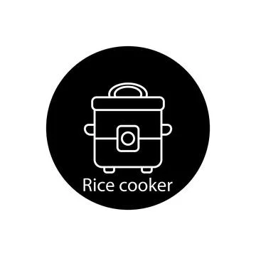 Rice cooker icon vector Stock Illustration