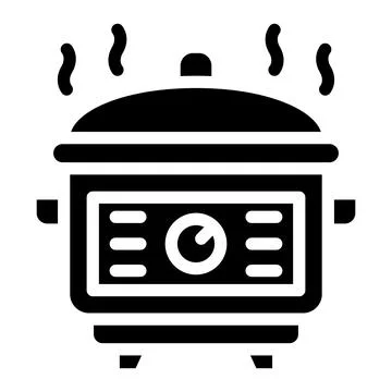 Rice cooker Vector Icon Design Illustration Illustrazione stock
