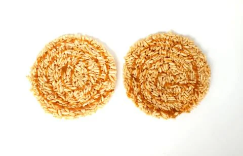 Rice crackers Foto stock