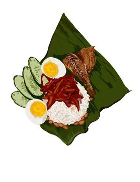 Rice dish Stock Illustration