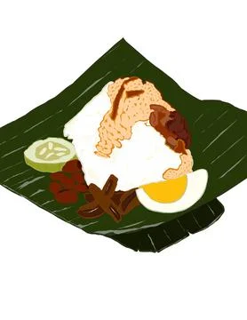 Rice dish Stock Illustration