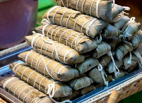 Rice dumplings Stock Photos