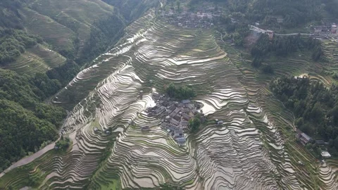 Rice fields of Jiabang - 加榜梯田 Version 1 Stock Footage 242399106