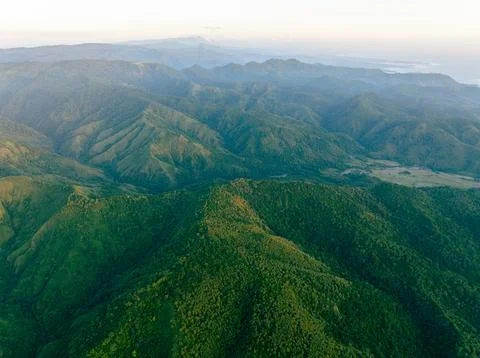 Rice Fields Sunset Stock Photos
