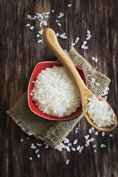 Rice flakes Stock Photos