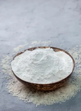 Rice flour Stock Photos
