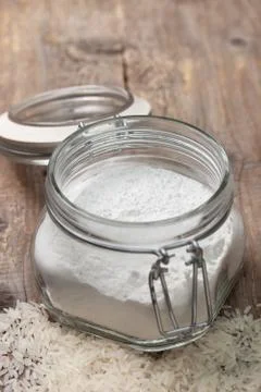 Rice flour Stock Photos