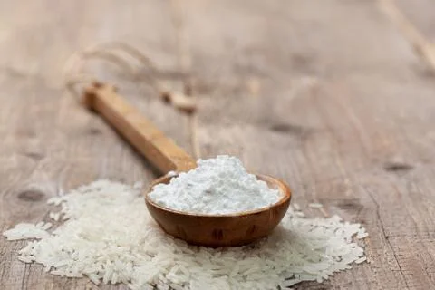 Rice flour Stock Photos