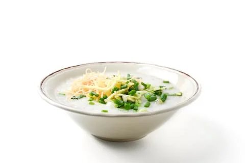 Rice gruel Foto stock