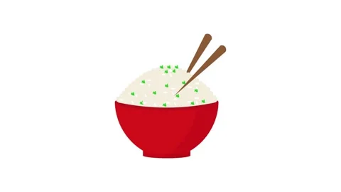 Rice icon animation for motion graphics. Foods and Drinks Icons Stock Footage 148047720