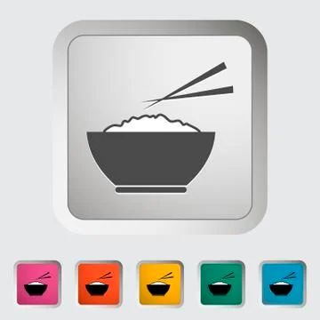 Rice icon Stock Illustration