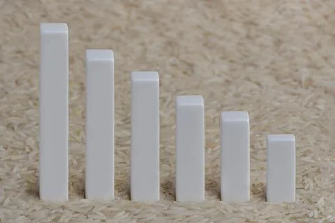 Rice import. Decrease in imports of rice and grain crops. World food crisis Stock Photos