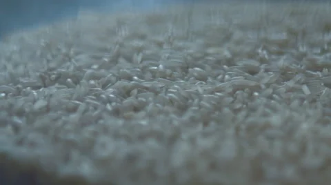 Rice in Large Jar Video stock 50385563