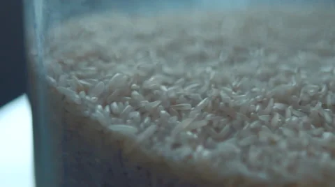 Rice in Large Jar Video stock 50385953