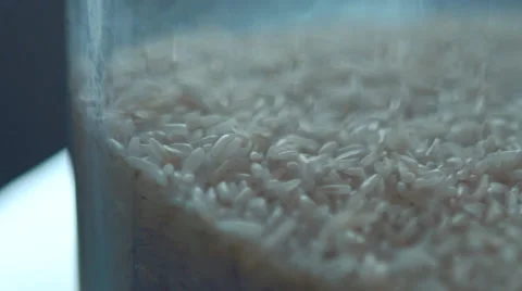 Rice in Large Jar Video stock 50387131