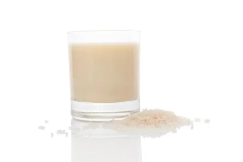Rice milk. Stock Photos