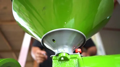 Rice mill machine components Stock Footage 221875420