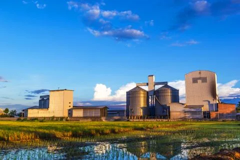 Rice mill Foto stock