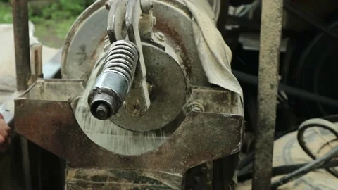 Rice milling machine. Stock Footage 164118347