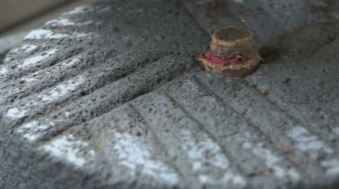 Rice milling stone Stock Footage 52932257