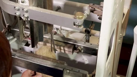 Rice in a packing machine Video stock 82902732