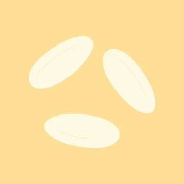 Rice pattern wallpaper. rice pattern vector. rice poster design. Stock Illustration