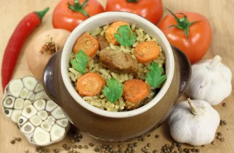 Rice pilaf Stock Photos