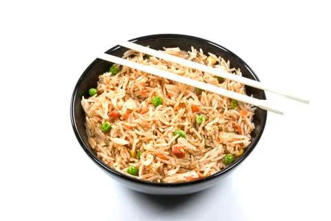 Rice pilaf with vegetables Stock Photos
