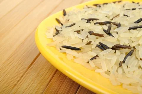 Rice on a plate Stock Photos