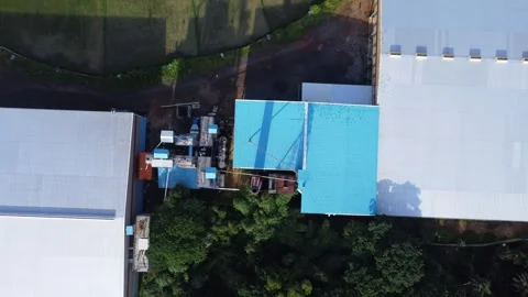 Rice processing plant in INDIA Stockbeeldmateriaal 315932621