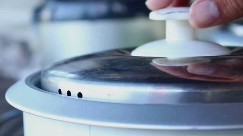 Rice in the rice cooker Stock Footage 89995998