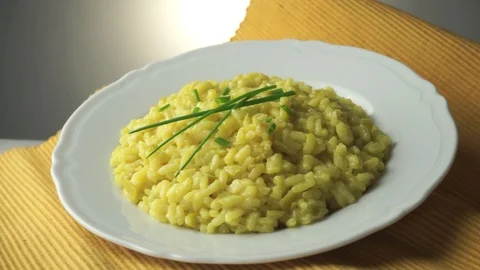 Rice with saffron Video stock 87321970