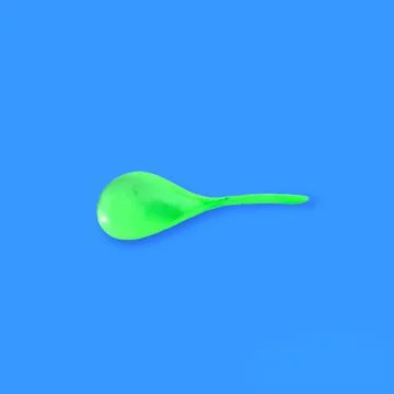 Rice scoop with plastic material Stock Photos