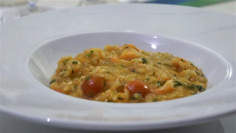 Rice With Seafood. Stock Footage 103218292