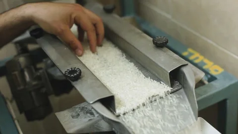 Rice selector machine Stock Footage 87868329