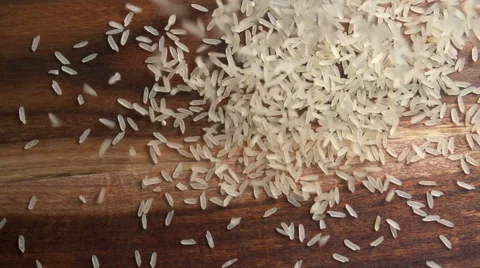 Rice slow motion Stock Footage 49755891