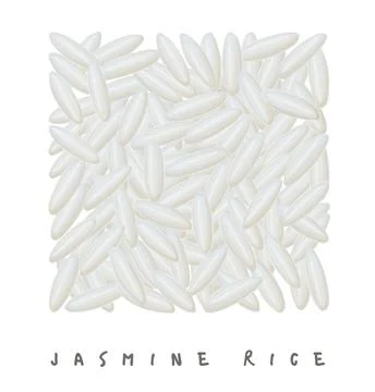 Rice square icon Stock Illustration