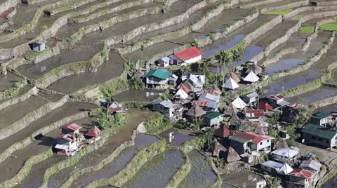 Rice Terraces, Philippine. Stock Footage 35186463