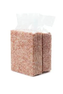 Rice in vacuum package Stock Photos