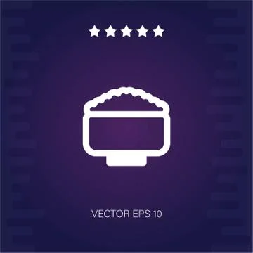 Rice vector icon Stock Illustration