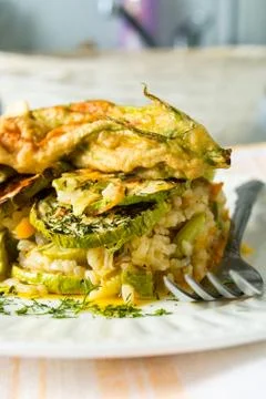 Rice with vegetables Stock Photos