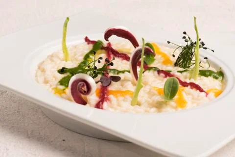 Rice with vegetables Foto stock