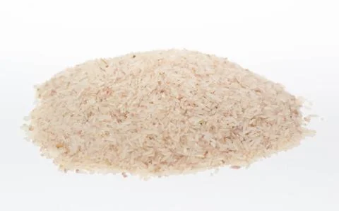 Rice on a white background Stock Photos