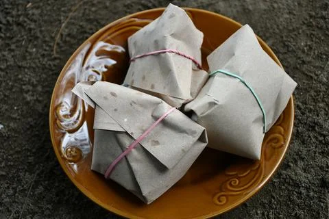 A rice wrap 写真素材